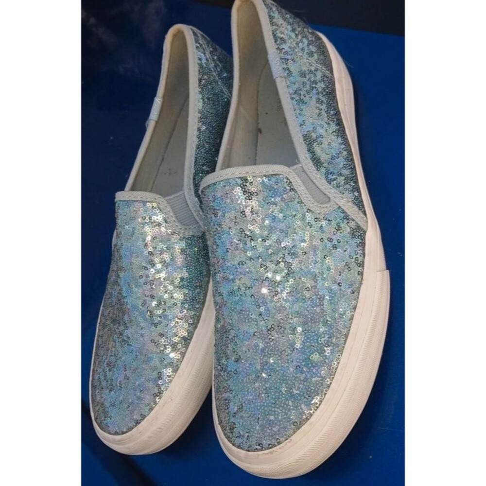 Women's Keds double Decker mini sequin slip-on sneakers size 8.5